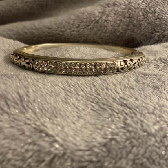 Sacred Cross Jewelry - Sacred Cross Hinged Bangle - ,